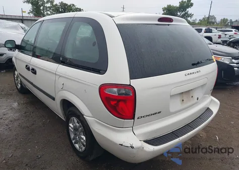2007 Dodge Caravan Se из США, поврежденный, VIN 1D4GP25B77B122811